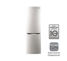 Холодильник LG Total No Frost с Линейным Инверторным Компрессором, цвет: серебристый. Высота 173см.