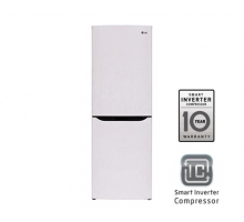 Холодильник LG Total No Frost с Линейным Инверторным Компрессором, цвет: стальной. Высота 190см.