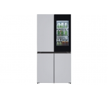 527 л, Холодильник LG Objet Collection, Утонченная рамка InstaView™, Изысканный дизайн, Стальной цвет
