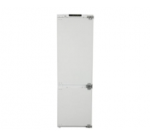 Встраиваемый холодильник белого цвета с технологией No Frost в холодильной и морозильной камере